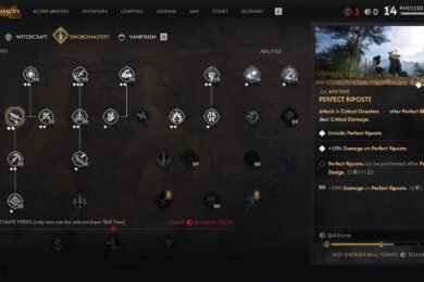 Best Sword Fighting Perks The Blood of Dawnwalker