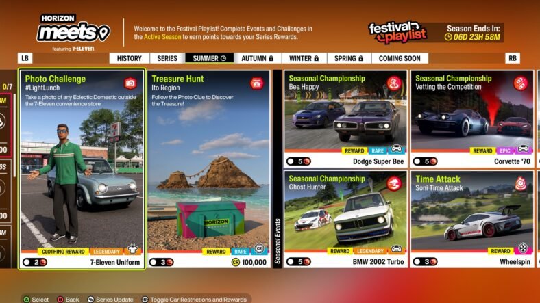 Forza Horizon 6 Ito Region (Horizon Meets) Treasure Hunt Guide