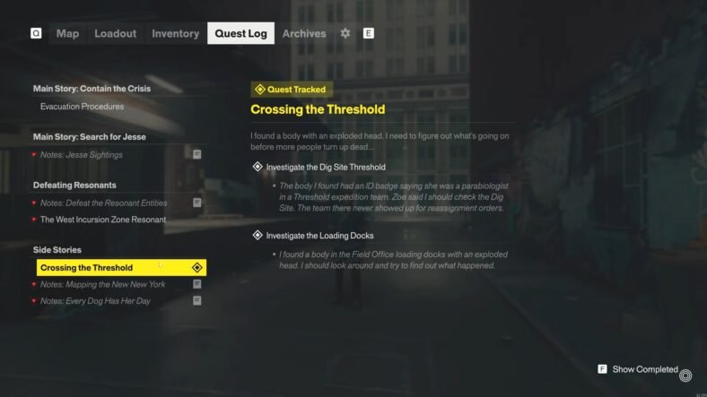 Control Resonant How to Complete Crossing the Threshold Quest