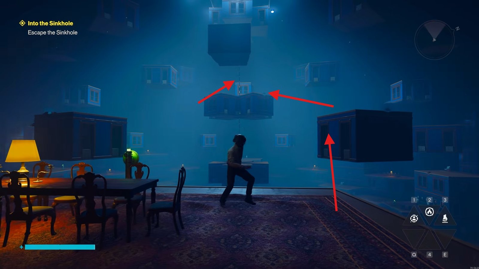 Control Resonant How to Escape Sinkhole