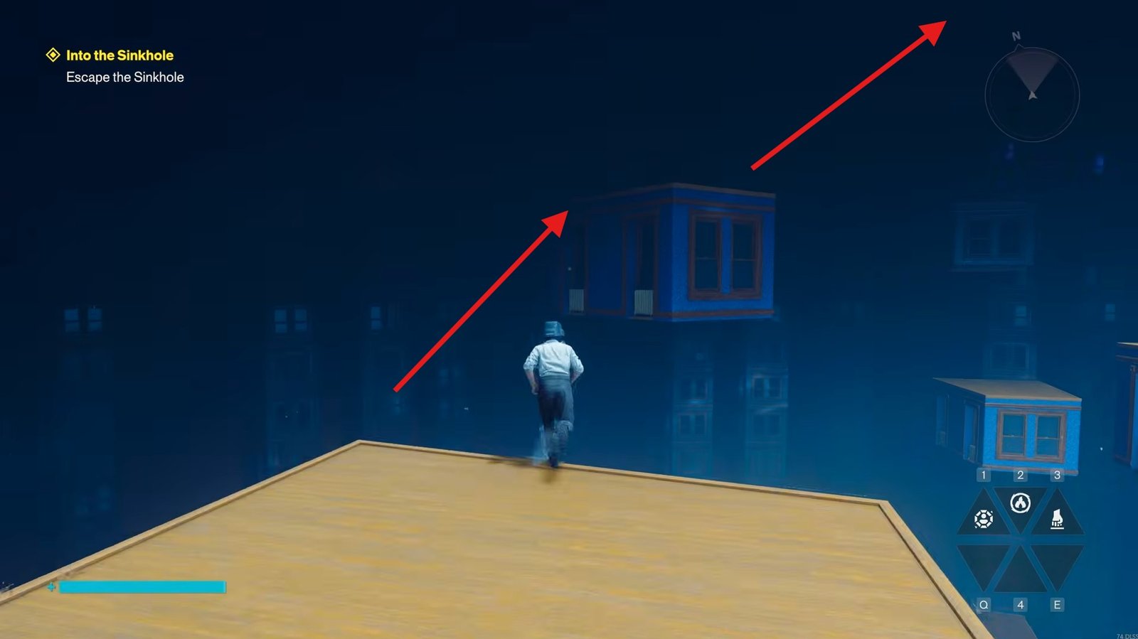 Control Resonant How to Escape Sinkhole