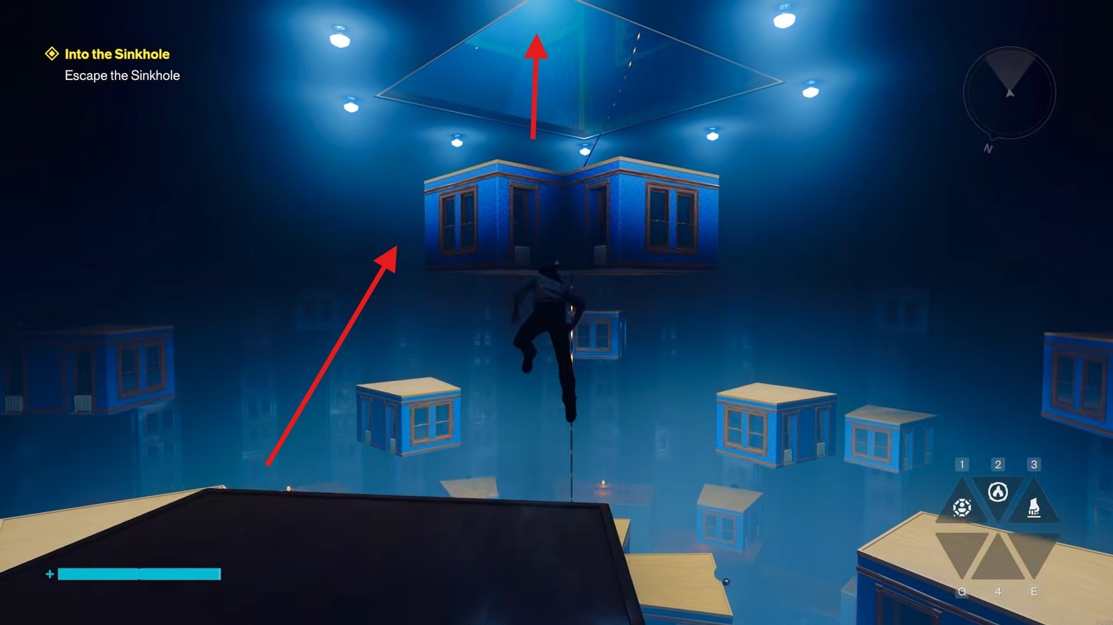 Control Resonant How to Escape Sinkhole