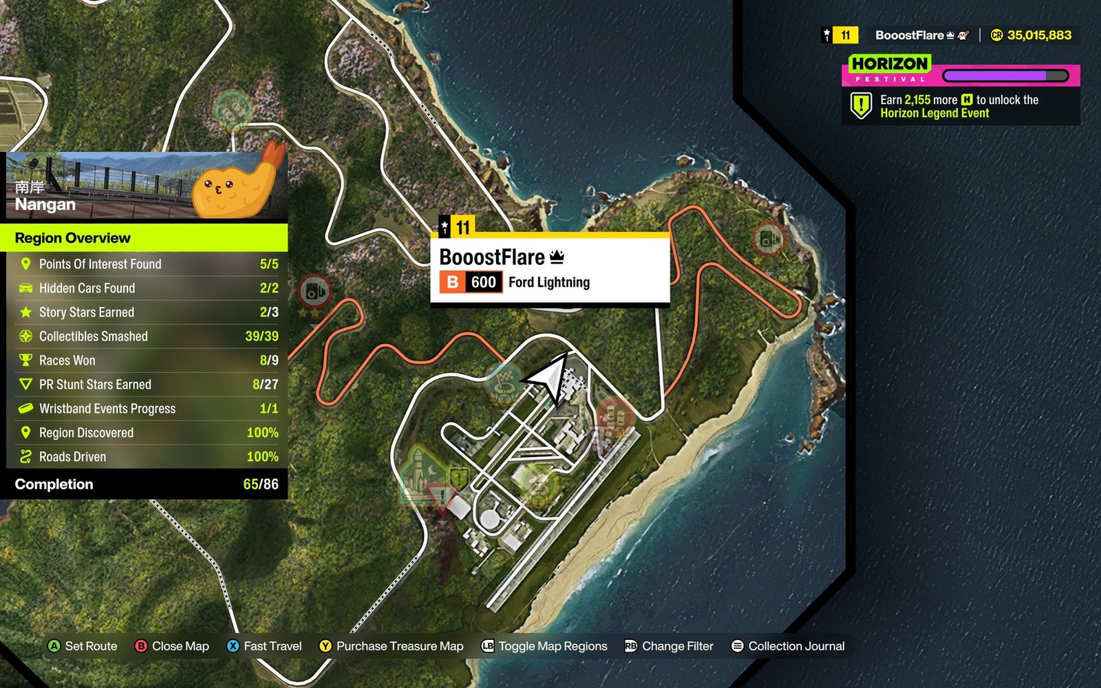 Forza Horizon 6 Nangan (British Automotive) Treasure Hunt