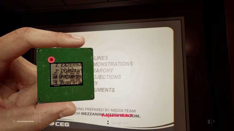 Silent Hill: Townfall Projector Slides Puzzle